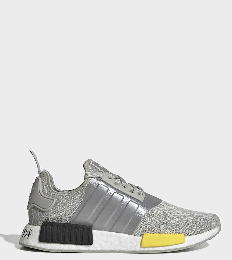 Mens adidas shoes grey and yellow best sale