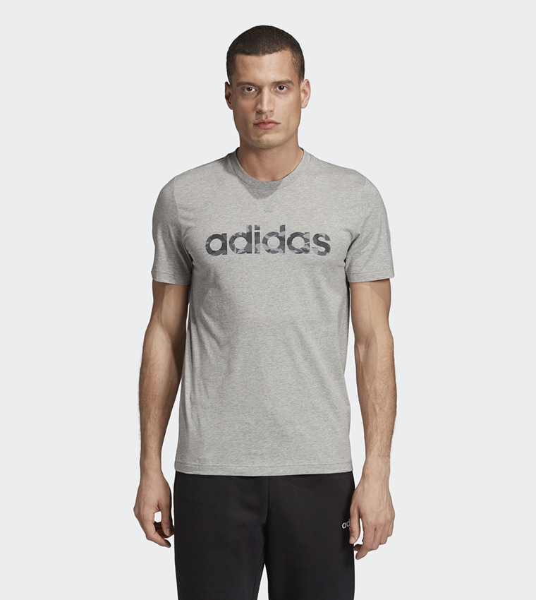 Buy Adidas Camo Linear Tee Black In Black 6thStreet UAE