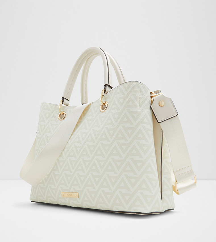 EILE Monogram Patterned Satchel Bag