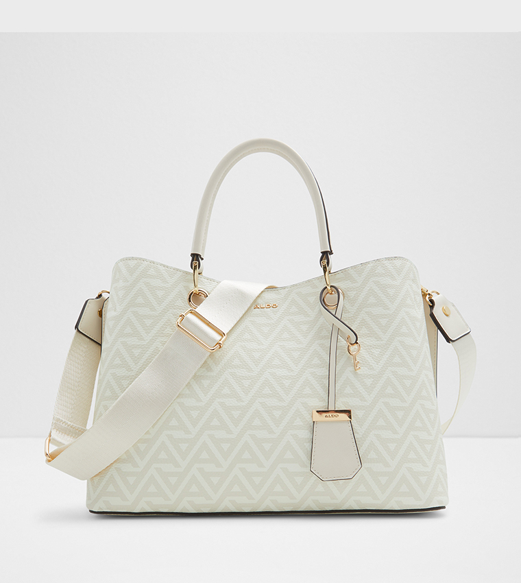 EILE Monogram Patterned Satchel Bag