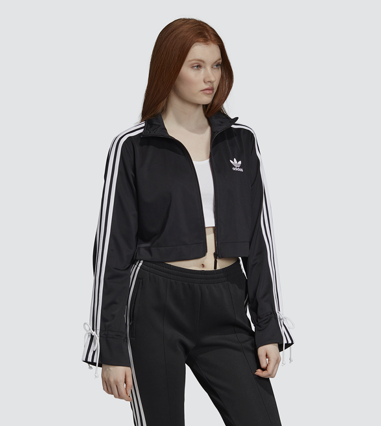 Logo Detail Collared Track Jacket