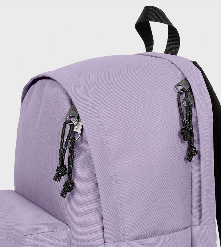 Logo Label Zippered Backpack