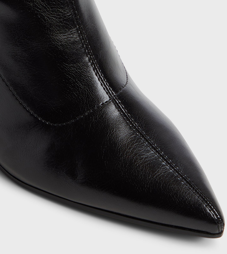 ELARAA Block Heel Ankle Boots