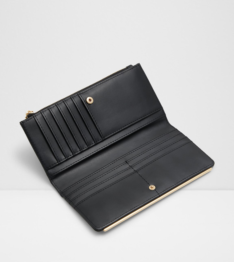 ELBAMACLYA Textured Long Wallet