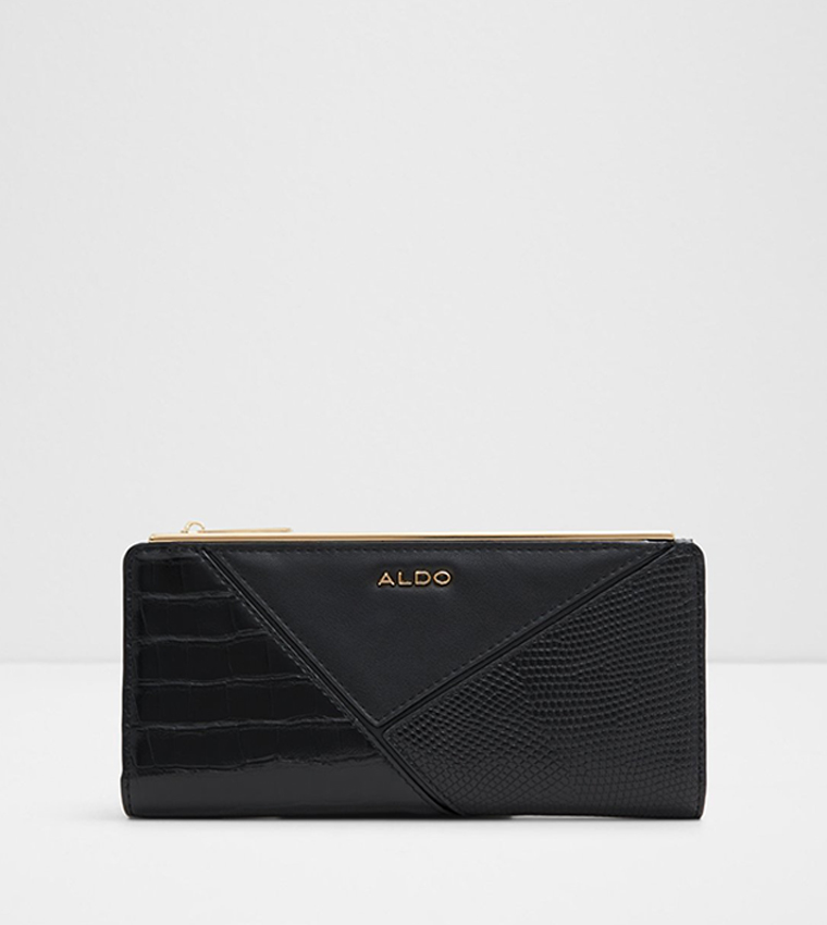 ELBAMACLYA Textured Long Wallet