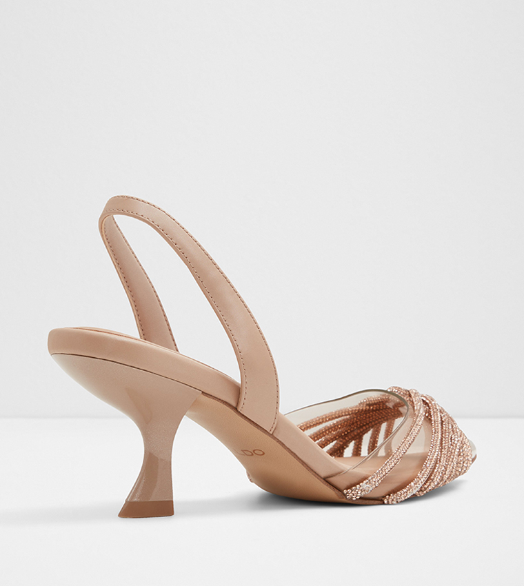 ELEGA Embellished Slingback Pumps