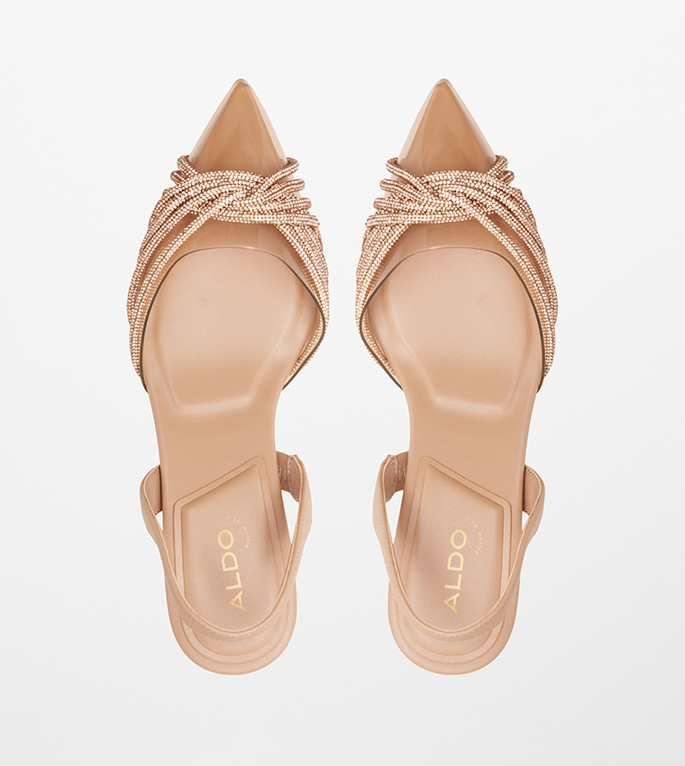 ELEGA Embellished Slingback Pumps