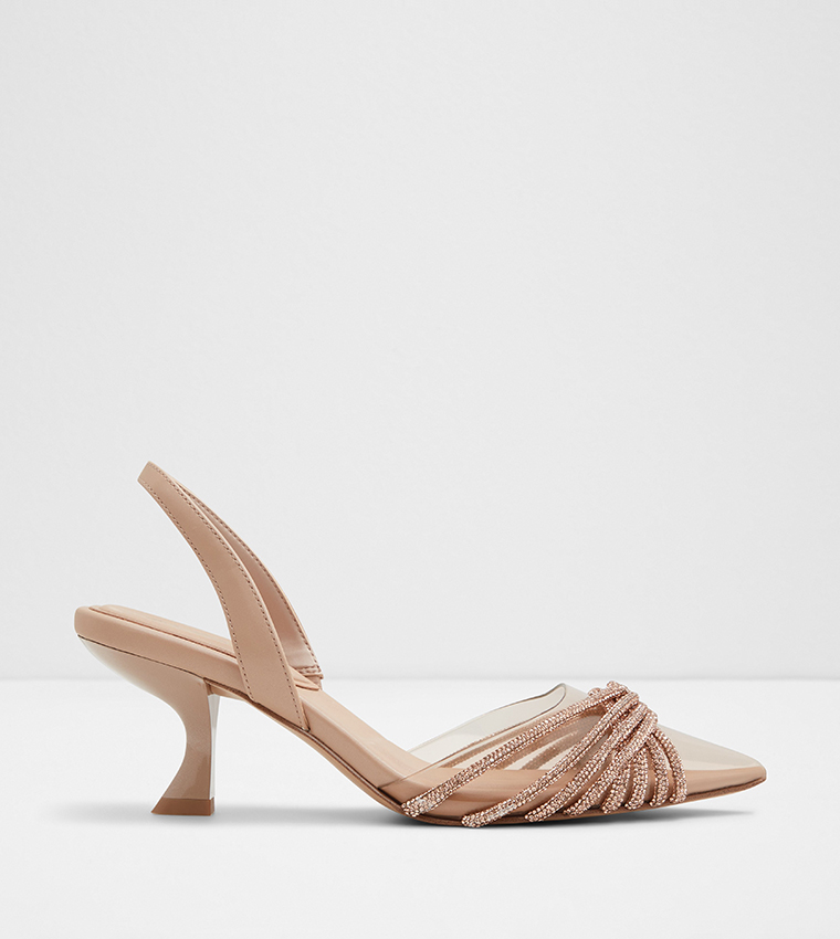 ELEGA Embellished Slingback Pumps