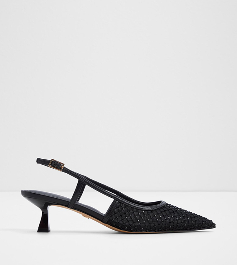 ELEGANT Embellished Slingback Pumps
