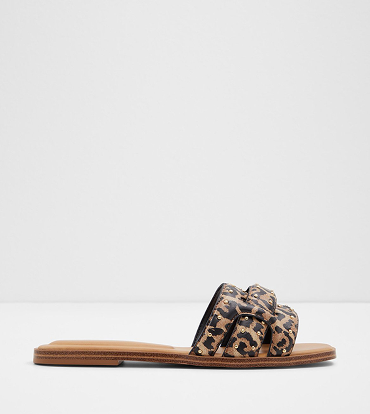 Aldo leopard print sandals on sale