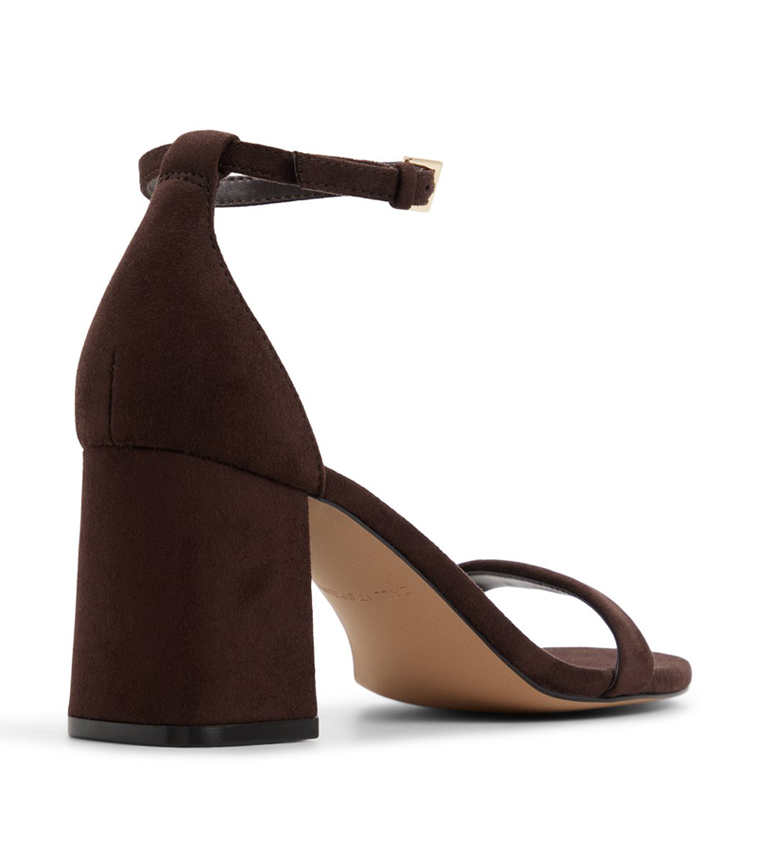 ELIANAA Ankle Strap Block Heel Sandals