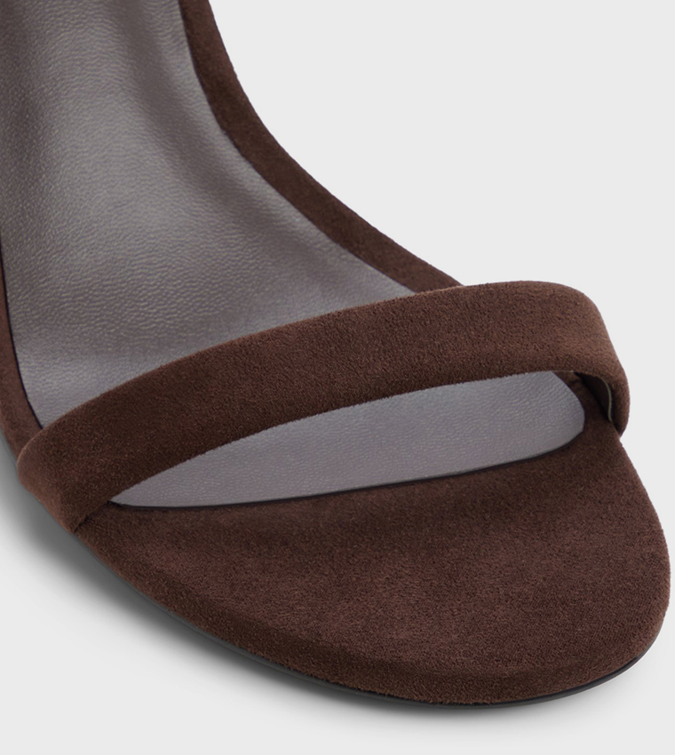 ELIANAA Ankle Strap Block Heel Sandals