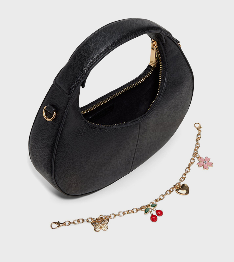 ELINE Charm Detail Hobo Bag