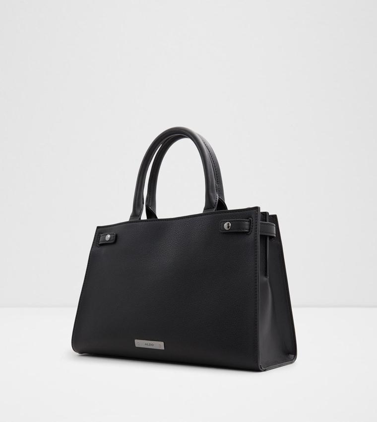 ELIZABELLE Logo Metal Tote Bag