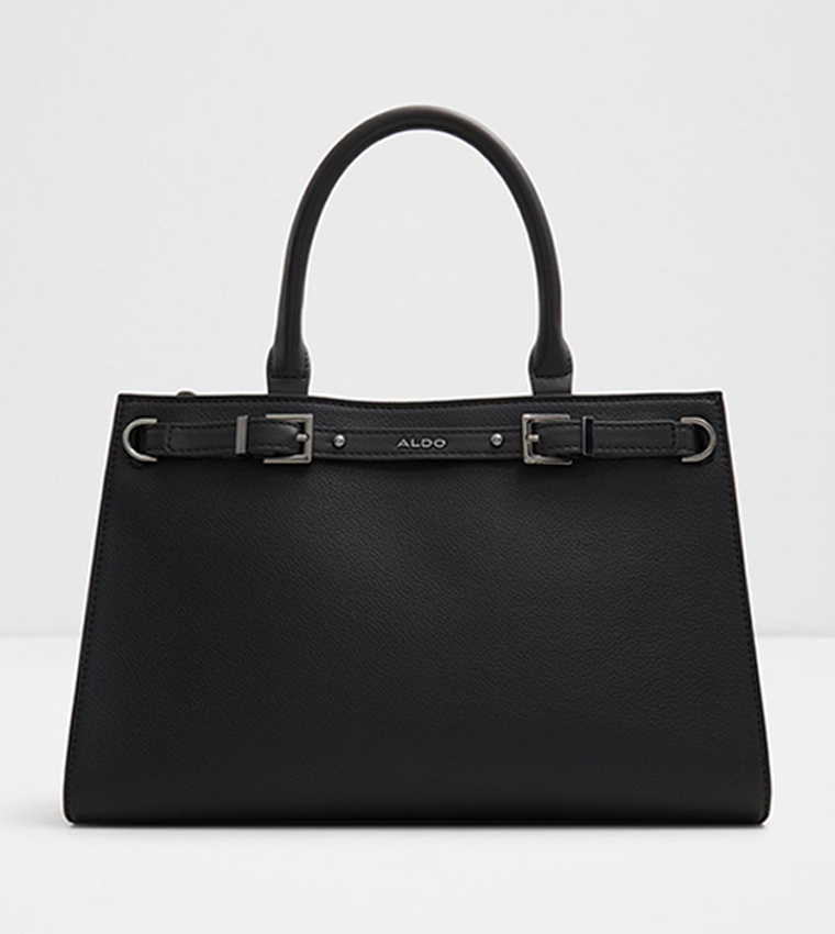 ELIZABELLE Logo Metal Tote Bag