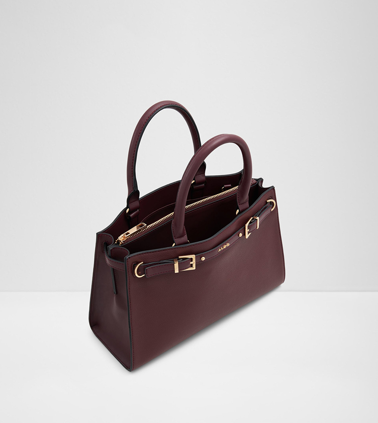 ELIZABELLE Logo Metal Tote Bag