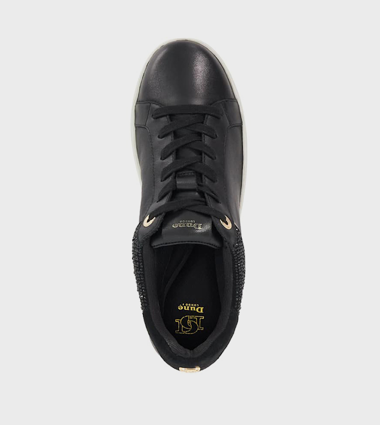 ELLI Embellished Lace-Up Sneakers