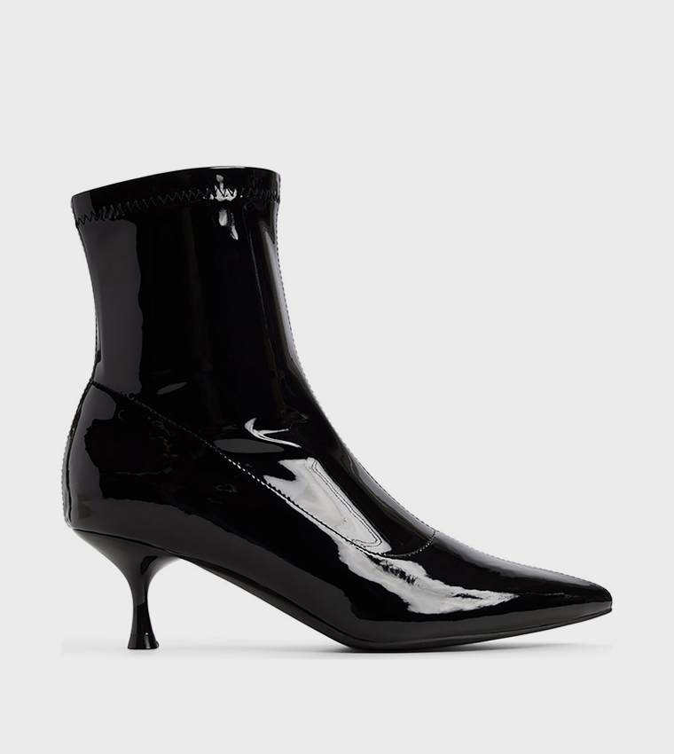 ELLYY Pointed Toe Heeled Ankle Boots
