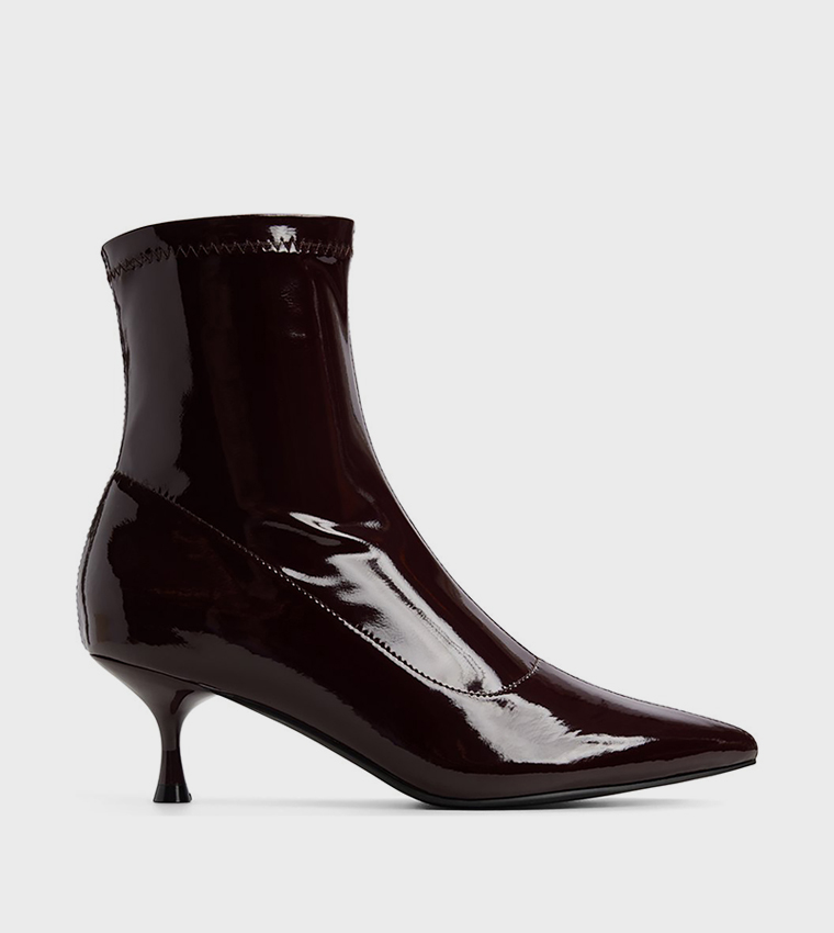 ELLYY Pointed Toe Heeled Ankle Boots