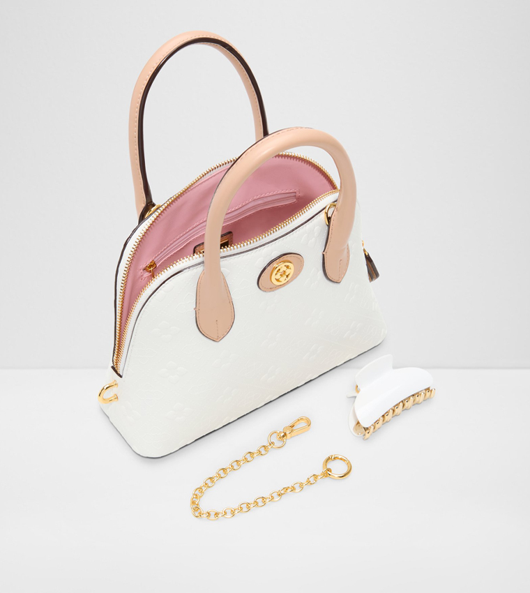 ELOISIE Embossed Satchel Bag