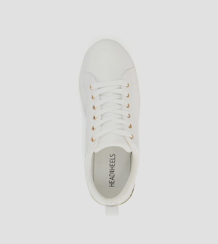 Head over best sale heels white trainers