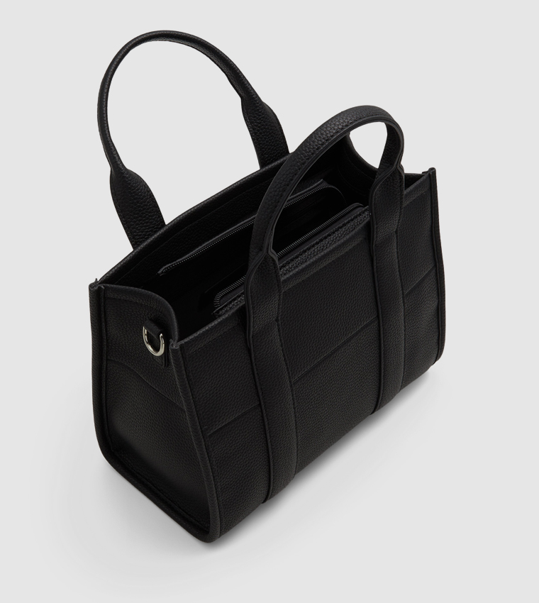 ELYANA Textured Satchel Bag
