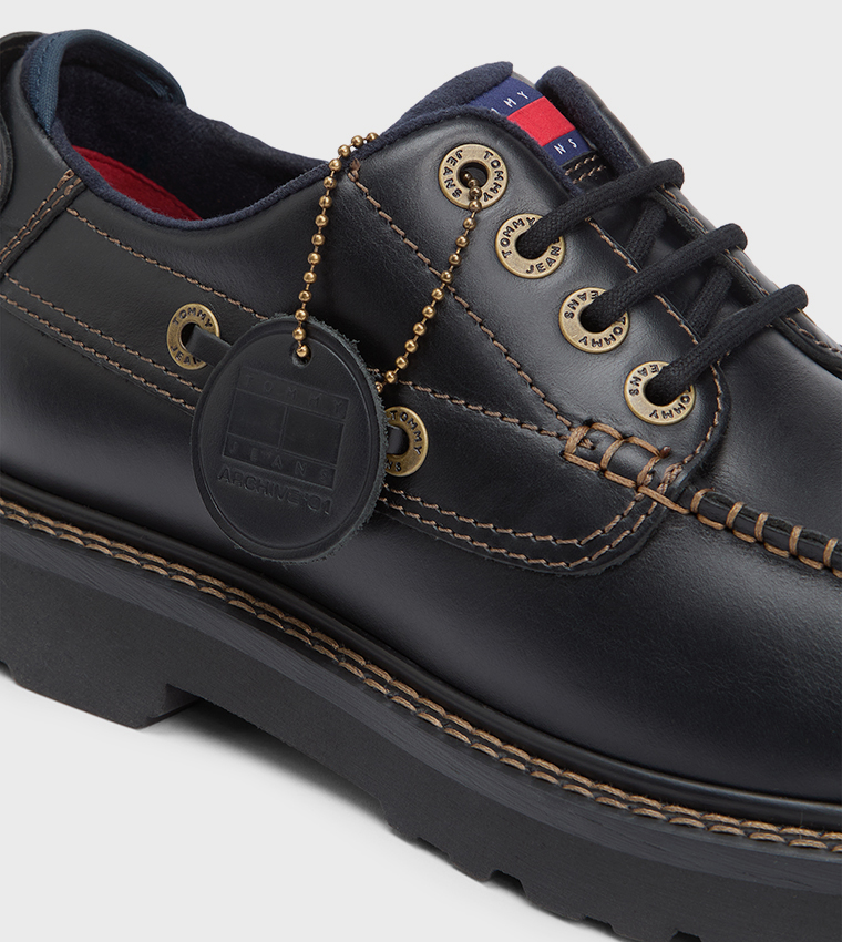 Archive '01 Leather Boat Shoes