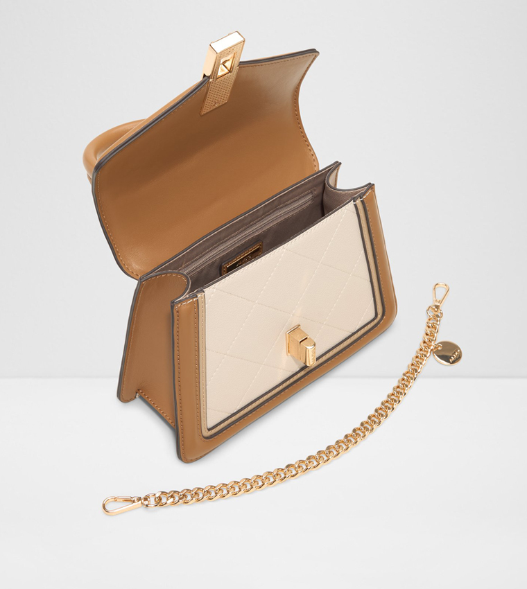 EMALINE Textured Top Handle Crossbody Bag