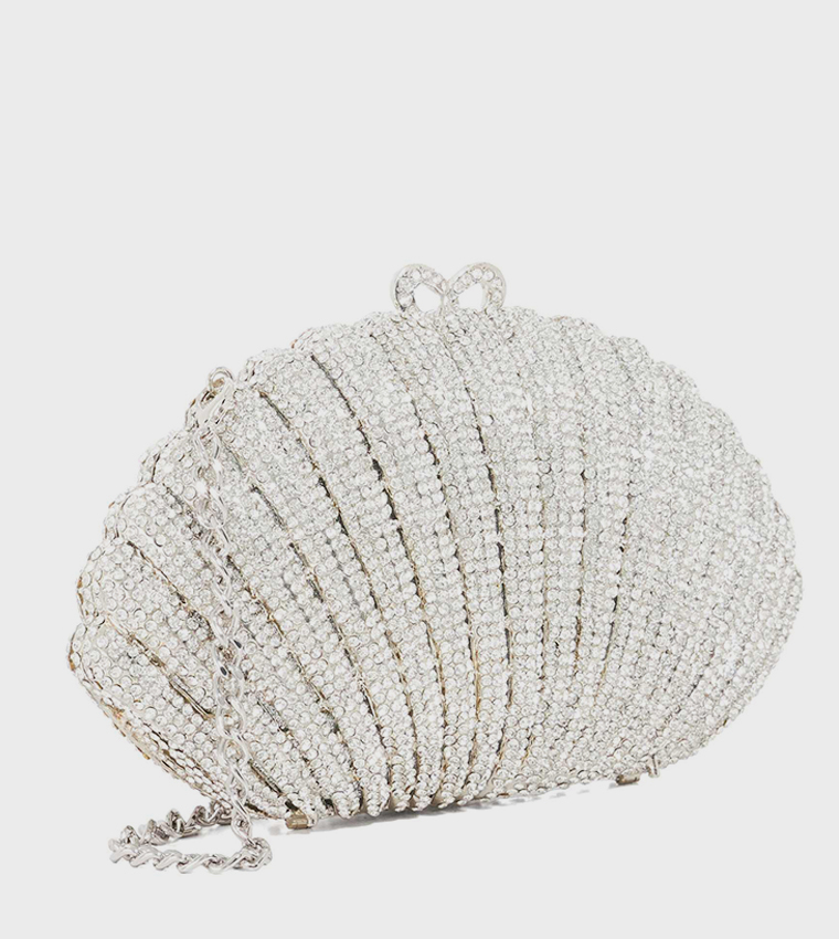 حقيبة كلاتش مزينة