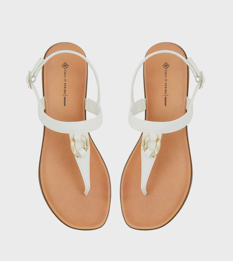 EMMALIINE Thong-Strap Flat Sandals