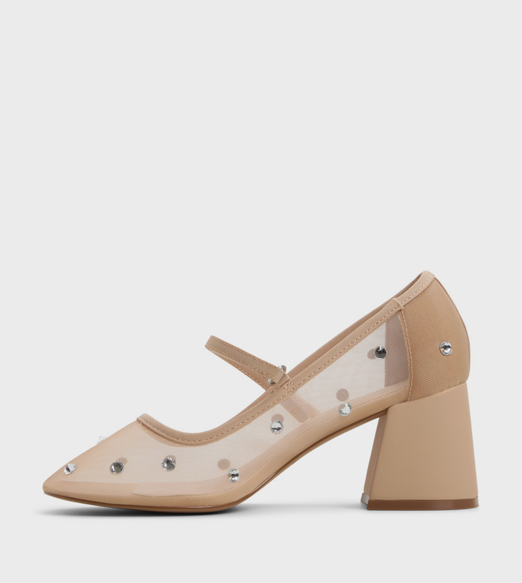 EMMIEE Embellished Mary Jane Pumps
