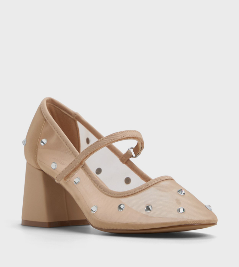 EMMIEE Embellished Mary Jane Pumps
