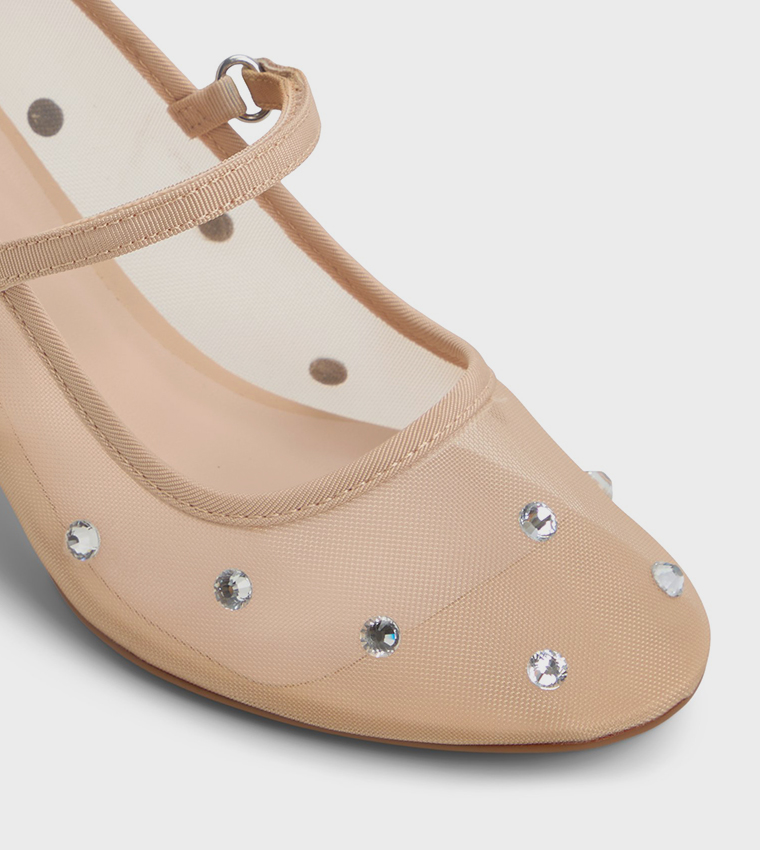 EMMIEE Embellished Mary Jane Pumps