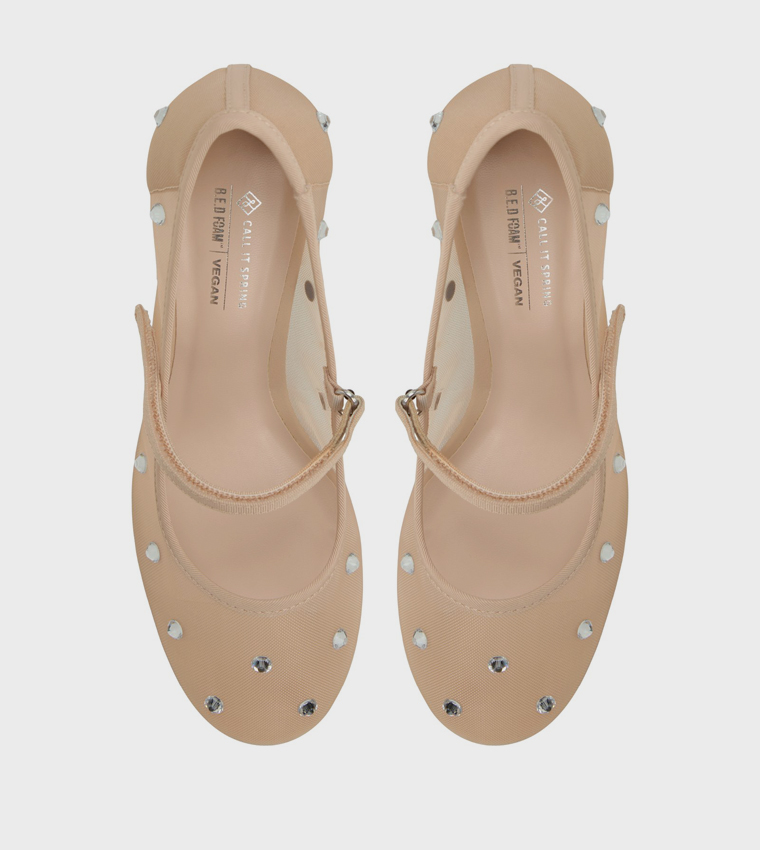 EMMIEE Embellished Mary Jane Pumps