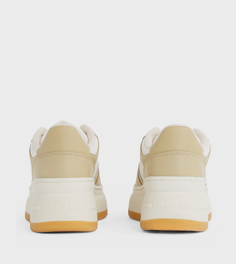 Retro Color Block Basketball Sneakers