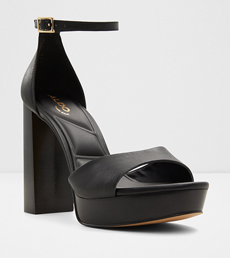 Aldo black discount platform heels