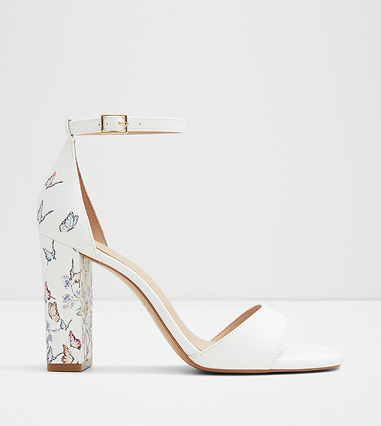 Aldo white heels outlet