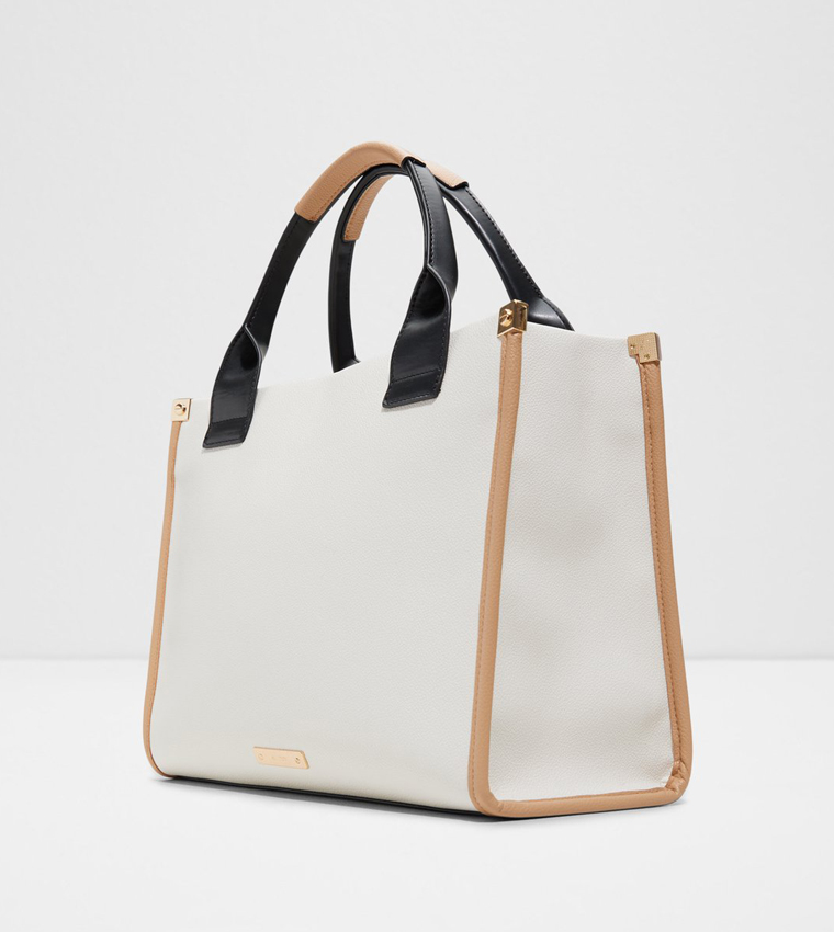 ENENARYN Color Block Tote Bag