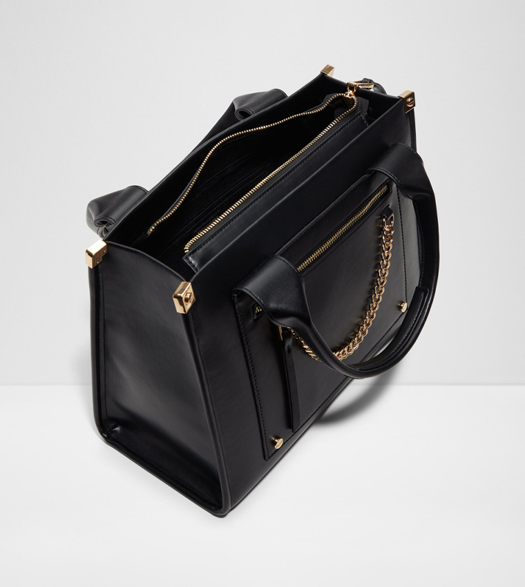 ENENARYN Chain Detail Satchel Bag