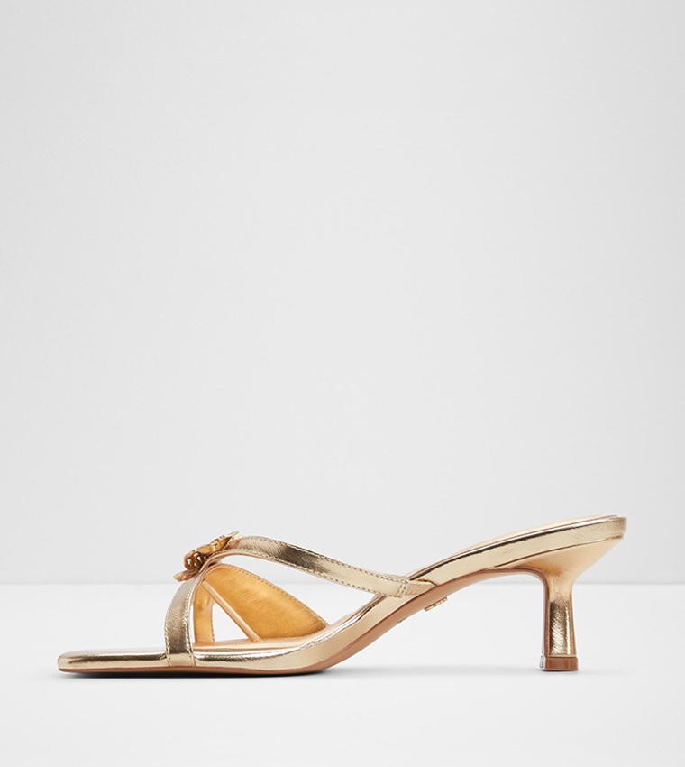 EPHEMERAL Embellished Heel Sandals