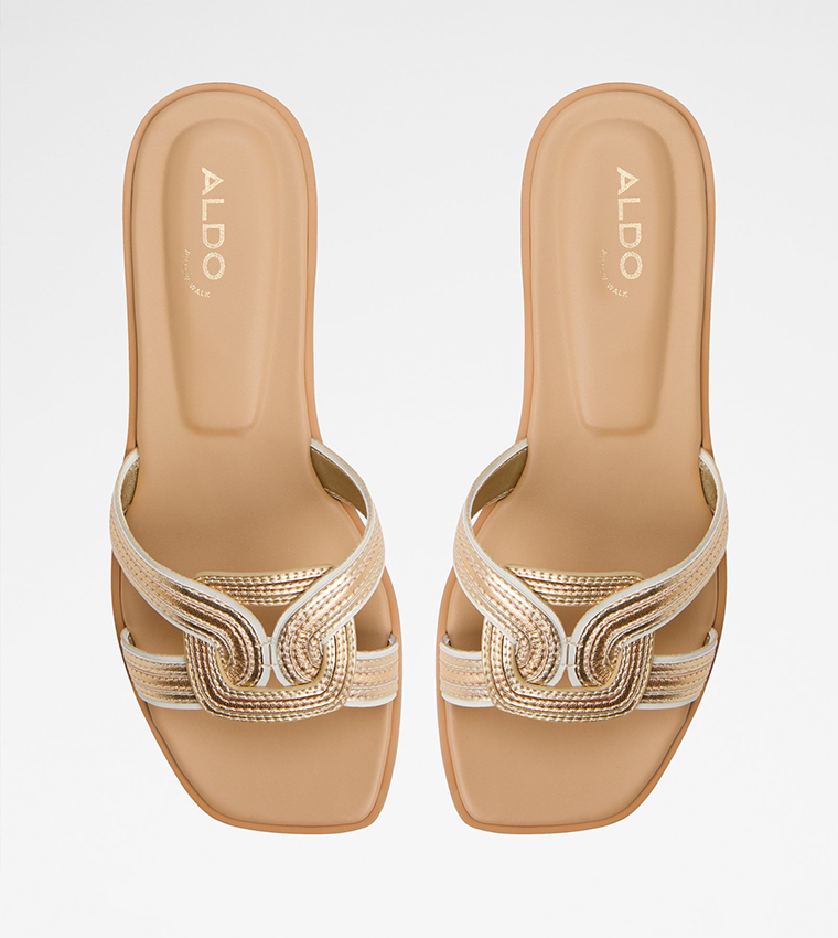 EROK Textured Flat Sandals