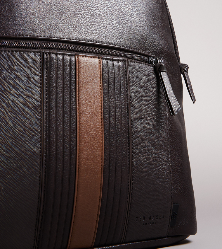 Contrast Trim Zip Around Backpack