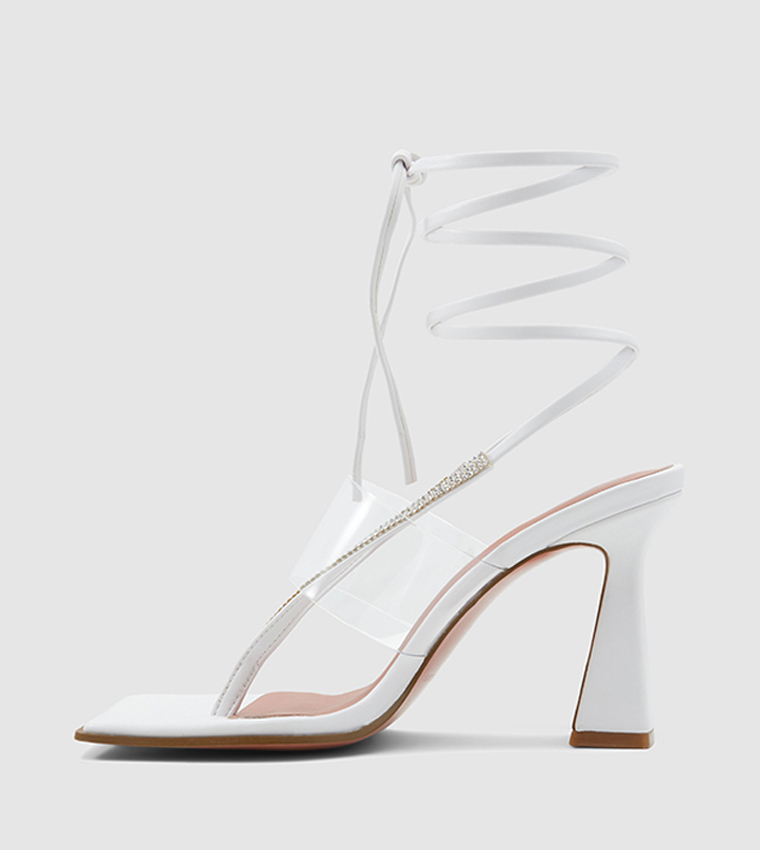 Esmeralda Tie Around Ankle Heels