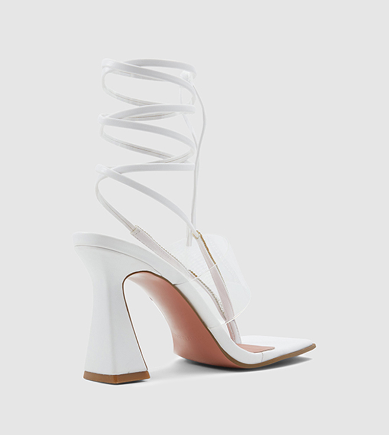 Esmeralda Tie Around Ankle Heels