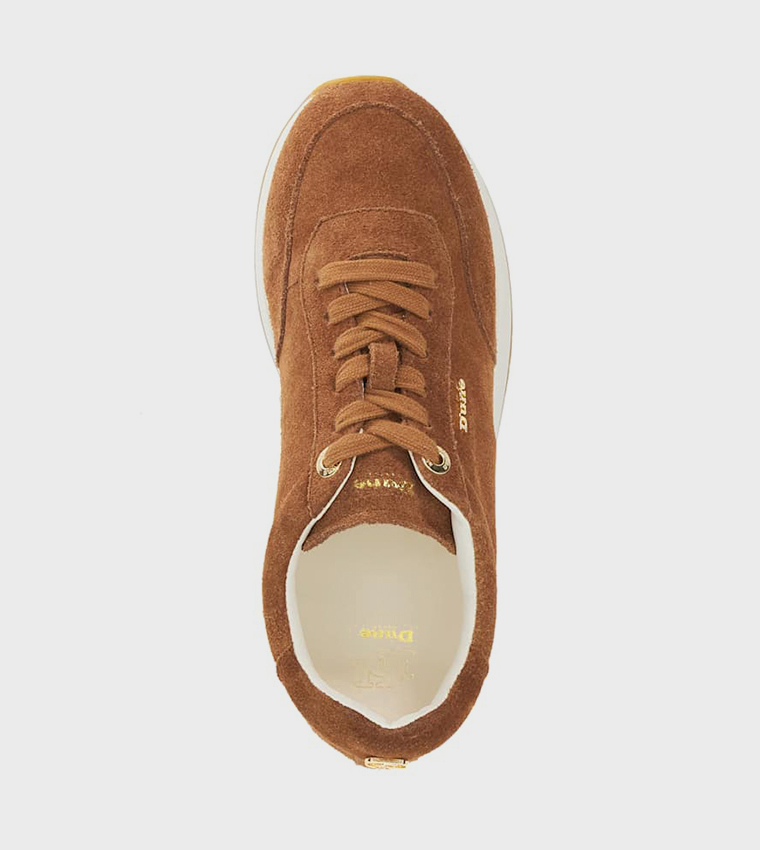 ETTAH Round Toe Lace-Up Sneakers