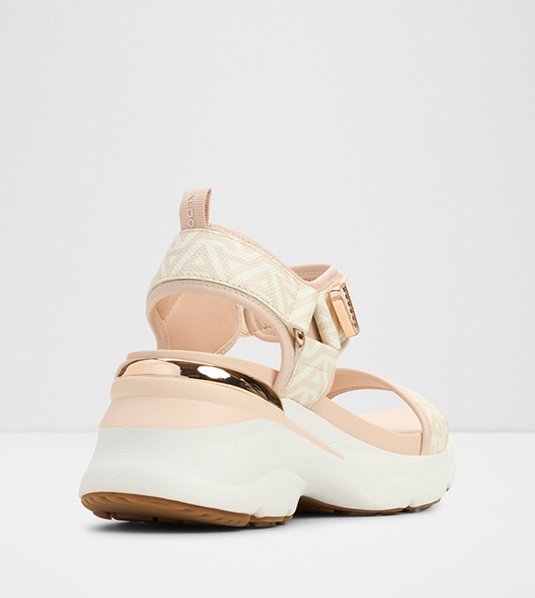 EULALIA Monogram Chunky Sandals
