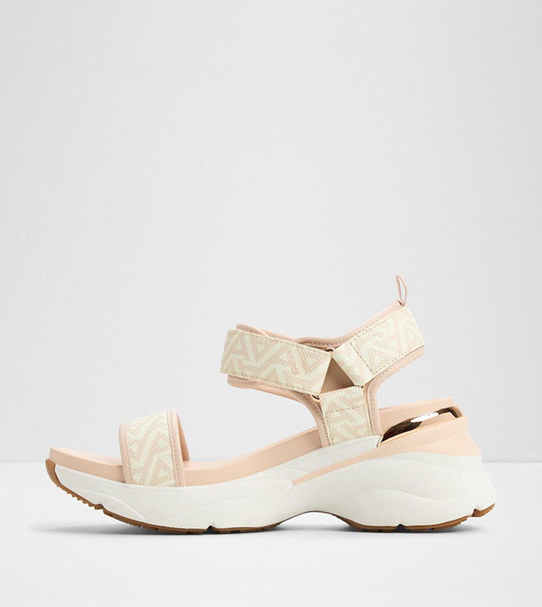EULALIA Monogram Chunky Sandals