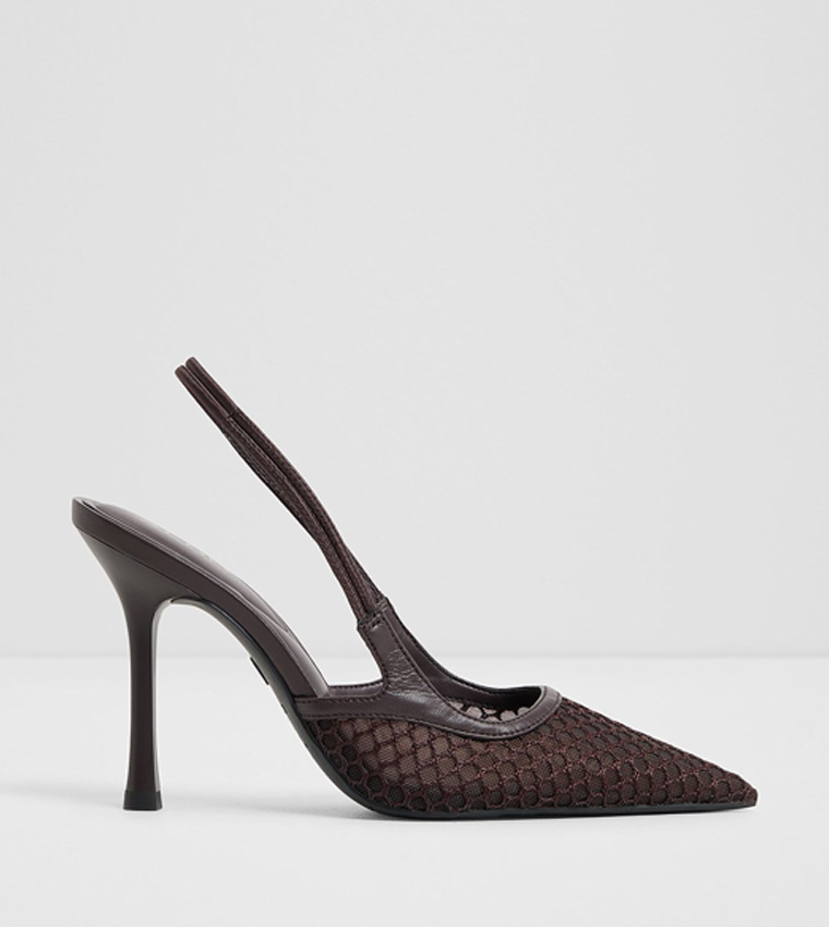 EVANIA Pointed Toe Slingback Pumps