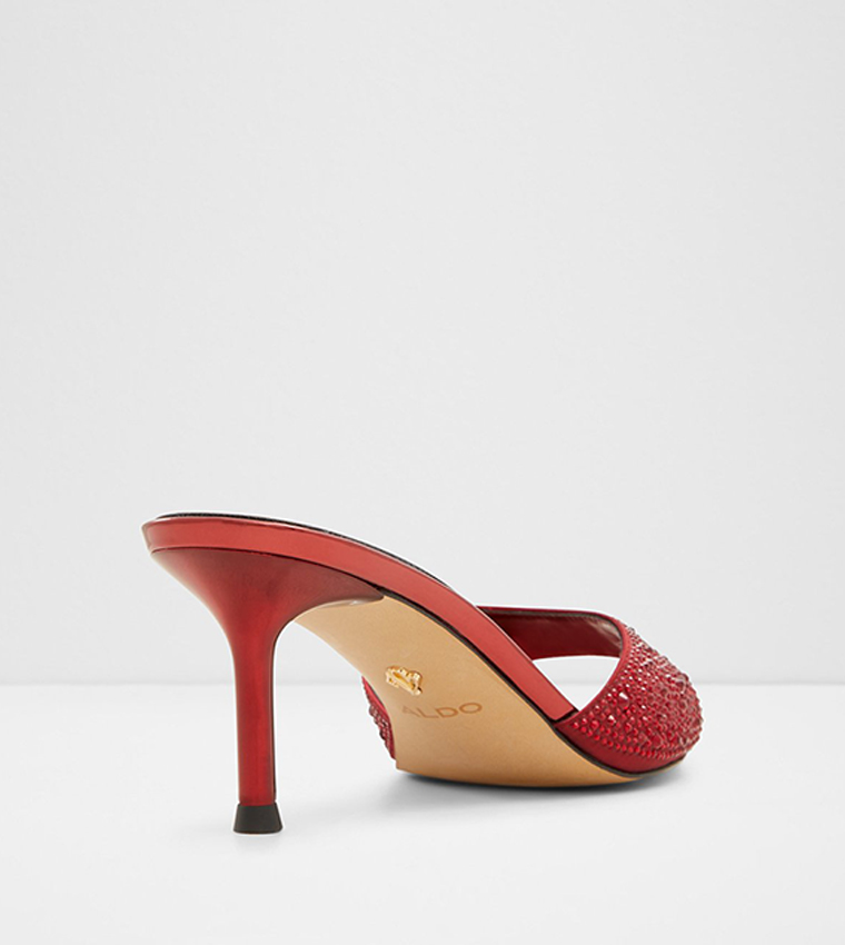 Aldo red stilettos store
