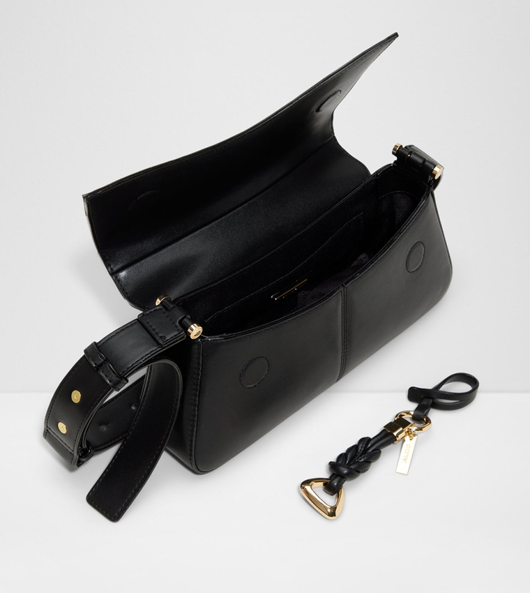 EVENA Textured Flap Shoulder Bag